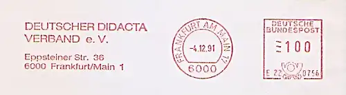 Freistempel E22 0756 Frankfurt am Main - Deutscher Didacta Verband e.V. (#608)