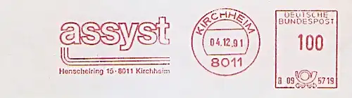 Freistempel B09 5719 Kirchheim - assyst (#613)