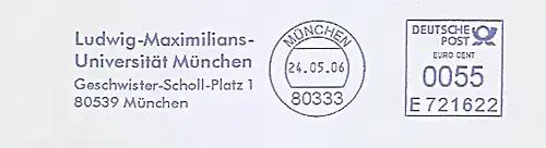 Freistempel E721622 München - Ludwig-Maximilians-Universität München (#615)