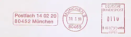 Freistempel B66 4859 München - Aboservice CSJ (#620)
