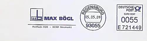 Freistempel E721449 Regensburg - MAX BÖGL (#638)