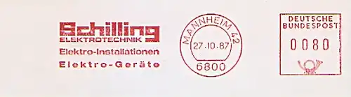Freistempel Mannheim - Schilling Elektrotechnik - Elektro Installationen - Elektro Geräte (#644)