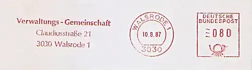 Freistempel Walsrode - Verwaltungs Gemeinschaft (#649)