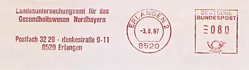 Freistempel Erlangen - Landesuntersuchungsamt für das Gesundheitswesen Nordbayern (#657)