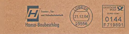Freistempel F719891 Lübeck - Hansa Baubeschlag - Fenster-, Tür- und Sicherheitstechnik (#664)