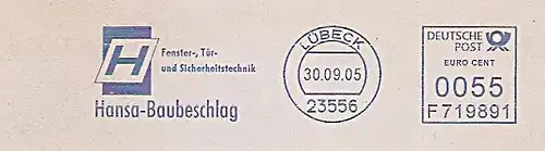 Freistempel F719891 Lübeck - Hansa Baubeschlag - Fenster-, Tür- und Sicherheitstechnik (#665)