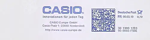 Freistempel 3D130012E0 Norderstedt - CASIO Europe GmbH - Innovationen für jeden Tag (#679)