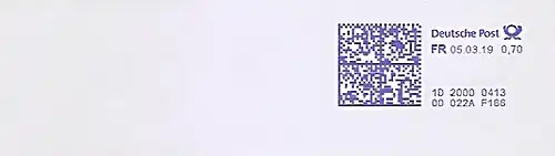 Freistempel 1D20000413 (Kein Werbeklischee !) (#681)