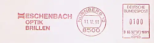 Freistempel B66 1001 Nürnberg - ESCHENBACH OPTIK BRILLEN (#694)