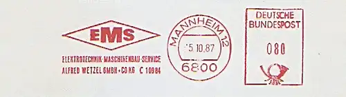 Freistempel Mannheim - Alfred Wetzel GmbH & Co KG - EMS Elektrotechnik - Maschinenbau - Service (#720)