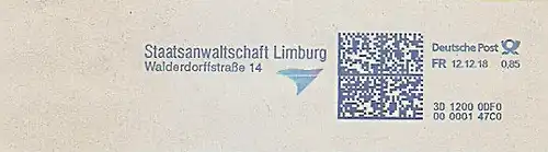 Freistempel 3D12000DF0 - Staatsanwaltschaft Limburg (#742)