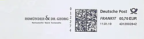Freistempel 4D12002842 - Romünder & Dr. Georg - Rechtsanwälte Notare Fachanwälte (#743)