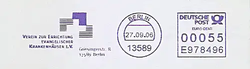 Freistempel E978496 Berlin - Verein zur Errichtung evangelischer Krankenhäuser e.V. (#746)