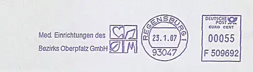 Freistempel F509692 Regensburg - Med. Einrichtungen des Bezirks Oberpfalz GmbH (#755)