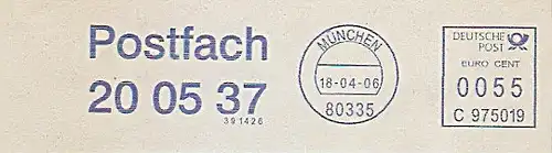 Freistempel C975019 München - Postfach 20 05 37 (#764)
