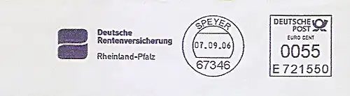 Freistempel E721550 Speyer - Deutsche Rentenversicherung Rheinland-Pfalz (#776)