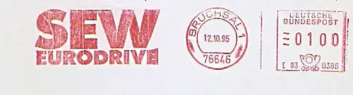 Freistempel E83 0386 Bruchsal - SEW EURODRIVE (#820)