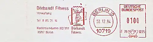 Freistempel F76 9225 Berlin - Dörbandt Fitness - Verwaltung (Abb. Sportler) (#825)