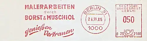 Freistempel B23 2188 Berlin - MALERARBEITEN durch BORST & MUSCHIOL genießen Vertrauen (#826)