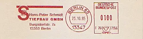 Freistempel F76 7356 Berlin - Hans-Peter Schmidt Tiefbau GmbH (#836)