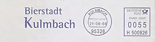 Freistempel H500926 Kulmbach - Bierstadt Kulmbach (#841)