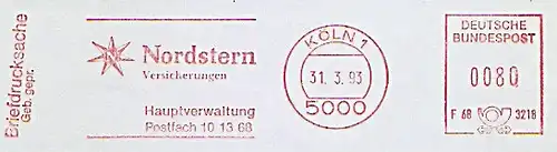 Freistempel F68 3218 Köln - Nordstern Versicherungen (#843)