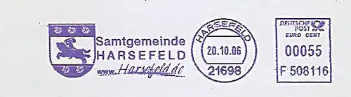 Freistempel F508116 Harsefeld - Samtgemeinde Harsefeld www.harsefeld.de (Abb. Wappen) (#857)