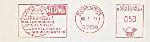 Freistempel Bösperde - NEUWA - Kaltprofile Kabelpritschen Stahlnägel Drahtgewebe Schweissgitter (#873)
