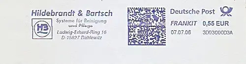 Freistempel 3D03000D3A Dahlewitz - Hildebrandt & Bartsch - Systeme für Reinigung und Pflege (#890)