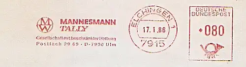 Freistempel Elchingen - MANNESMANN TALLY (#896)