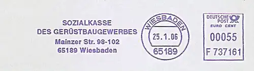Freistempel F737161 Wiesbaden - Sozialkasse des Gerüstbaugewerbes (#905)
