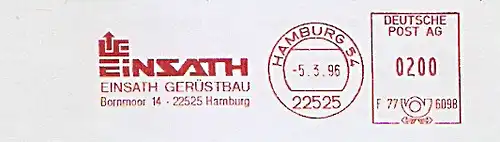 Freistempel F77 6098 Hamburg - EINSATH GERÜSTBAU (#911)
