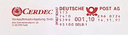 Freistempel E96 0724 Selb - CERDEC (#929)