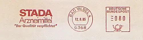 Freistempel Bad Vilbel - STADA Arzneimittel \"Der Qualität verpflichtet\" (#933)