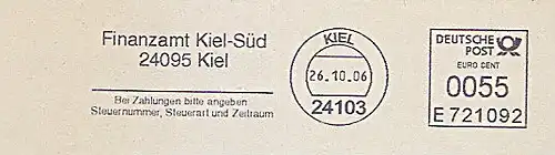 Freistempel E721092 Kiel - Finanzamt Kiel-Süd (#943)