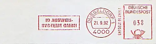 Freistempel Düsseldorf - ID AUSWEIS-SYSTEME GMBH (#975)