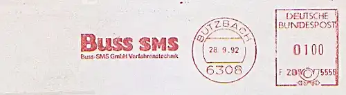 Freistempel F20 5556 Butzbach - Buss SMS GmbH Verfahrenstechnik (#976)