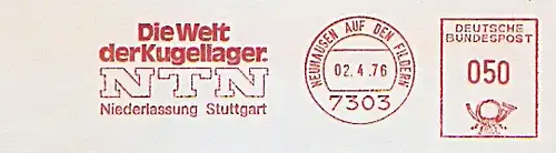 Freistempel Neuhausen auf den Fildern - NTN - Die Welt der Kugellager - Niederlassung Stuttgart (#984)