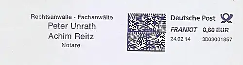 Freistempel 3D03001857 - Rechtsanwälte Fachanwälte - Peter Unrath / Achim Reitz - Notare (#995)