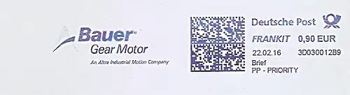 Freistempel 3D030012B9 - Bauer Gear Motor - An Altra Industrial Motion Company (#1026)
