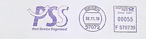 Freistempel F570739 Siegen - PSS Post Service Siegerland (#1045)