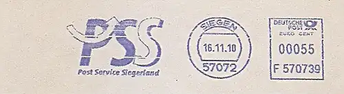 Freistempel F570739 Siegen - PSS Post Service Siegerland (#1046)