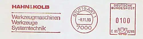 Freistempel C65 829D Stuttgart - HAHN & KOLB - Werkzeugmaschinen Werkzeuge Systemtechnik (#1100)