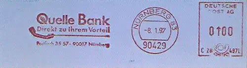 Freistempel C28 497L Nürnberg - Quelle Bank (#1141)
