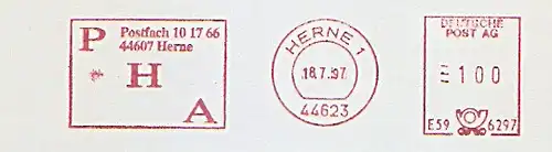 Freistempel E59 6297 Herne - PHA (#1149)