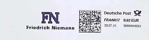 Freistempel 3D05004283 - FN Friedrich Niemann (#1153)