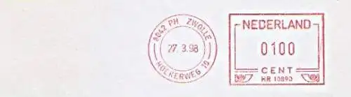 Freistempel Niederlande HR10890 Zwolle (Kein Werbeklischee !) (#1202)