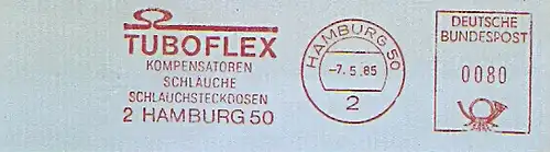 Freistempel Hamburg - TUBOFLEX Kompensatoren Schläuche Schlauchsteckdosen (#1217)
