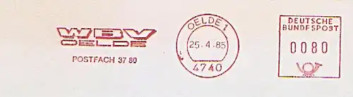 Freistempel Oelde - WBV OELDE (#1233)
