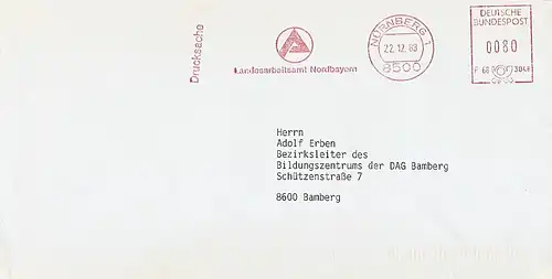 Freistempel F68 3048 Nürnberg - Landesarbeitsamt Nordbayern (#AFS8)